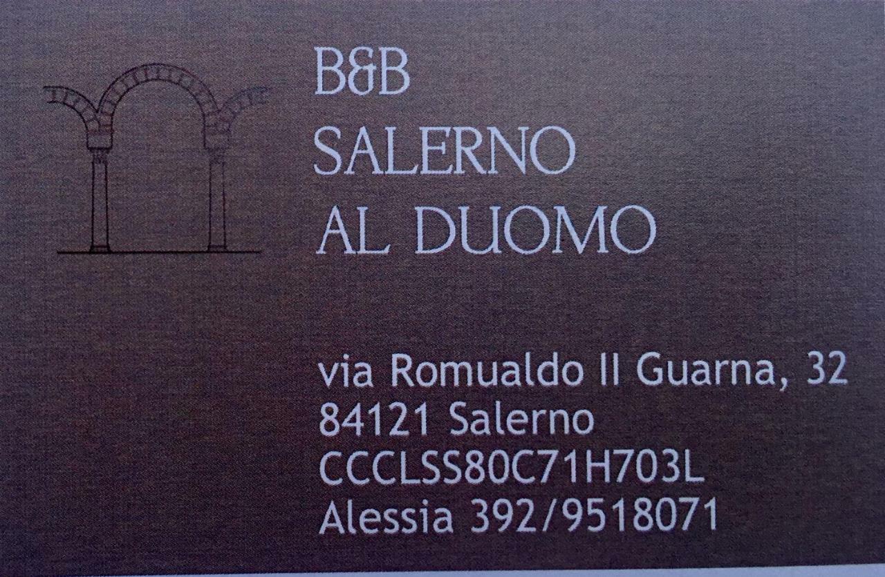 B&B Salerno al Duomo Eksteriør billede